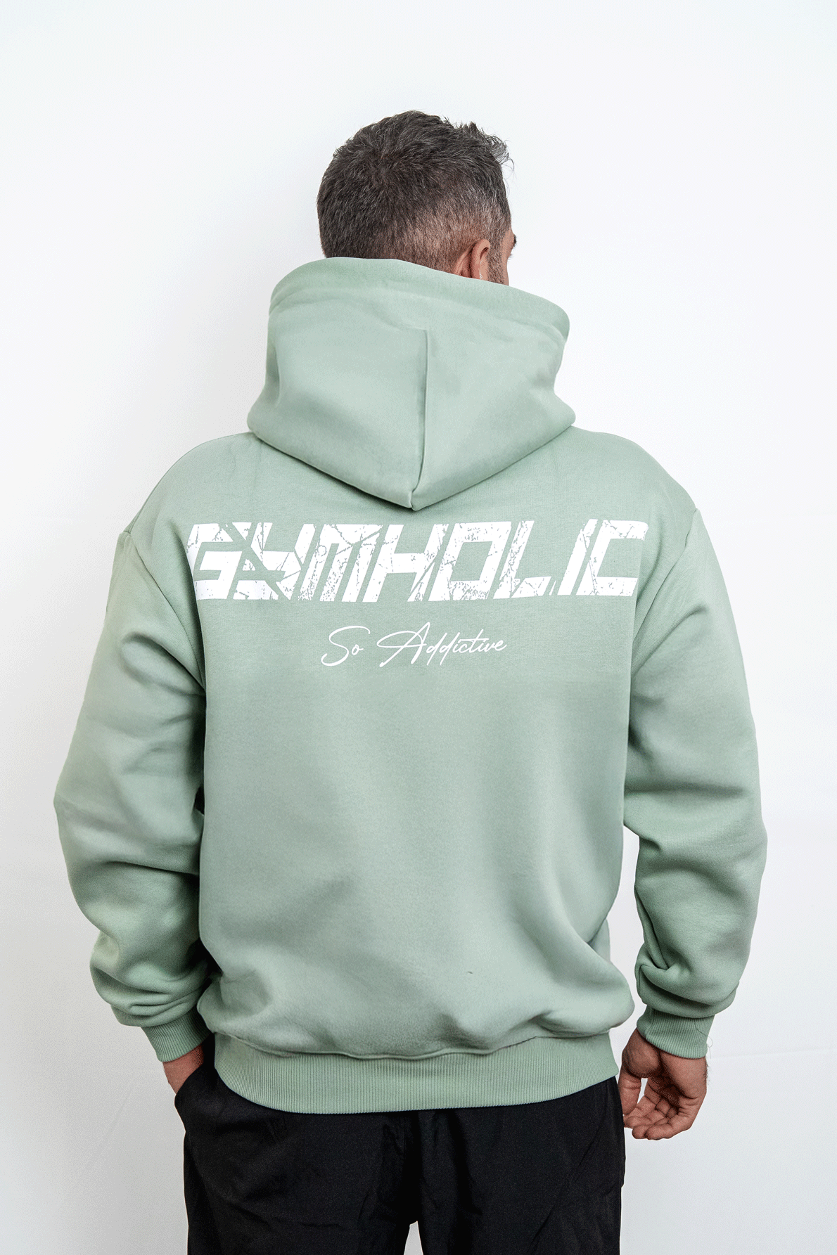 GYMHOLIC - Oversized Pullover for Women and Men – Aqua