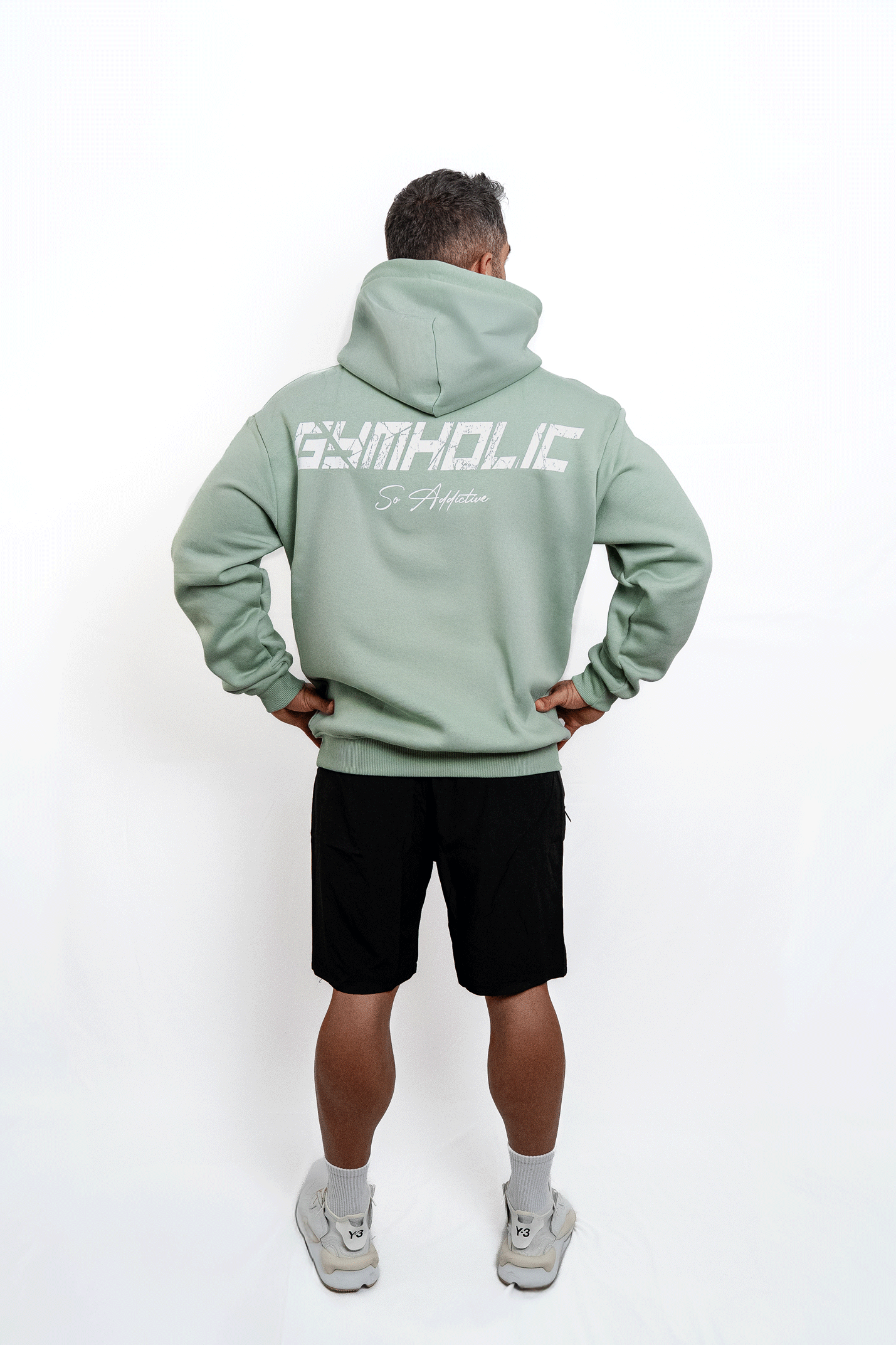 GYMHOLIC - Oversized Pullover for Women and Men – Aqua